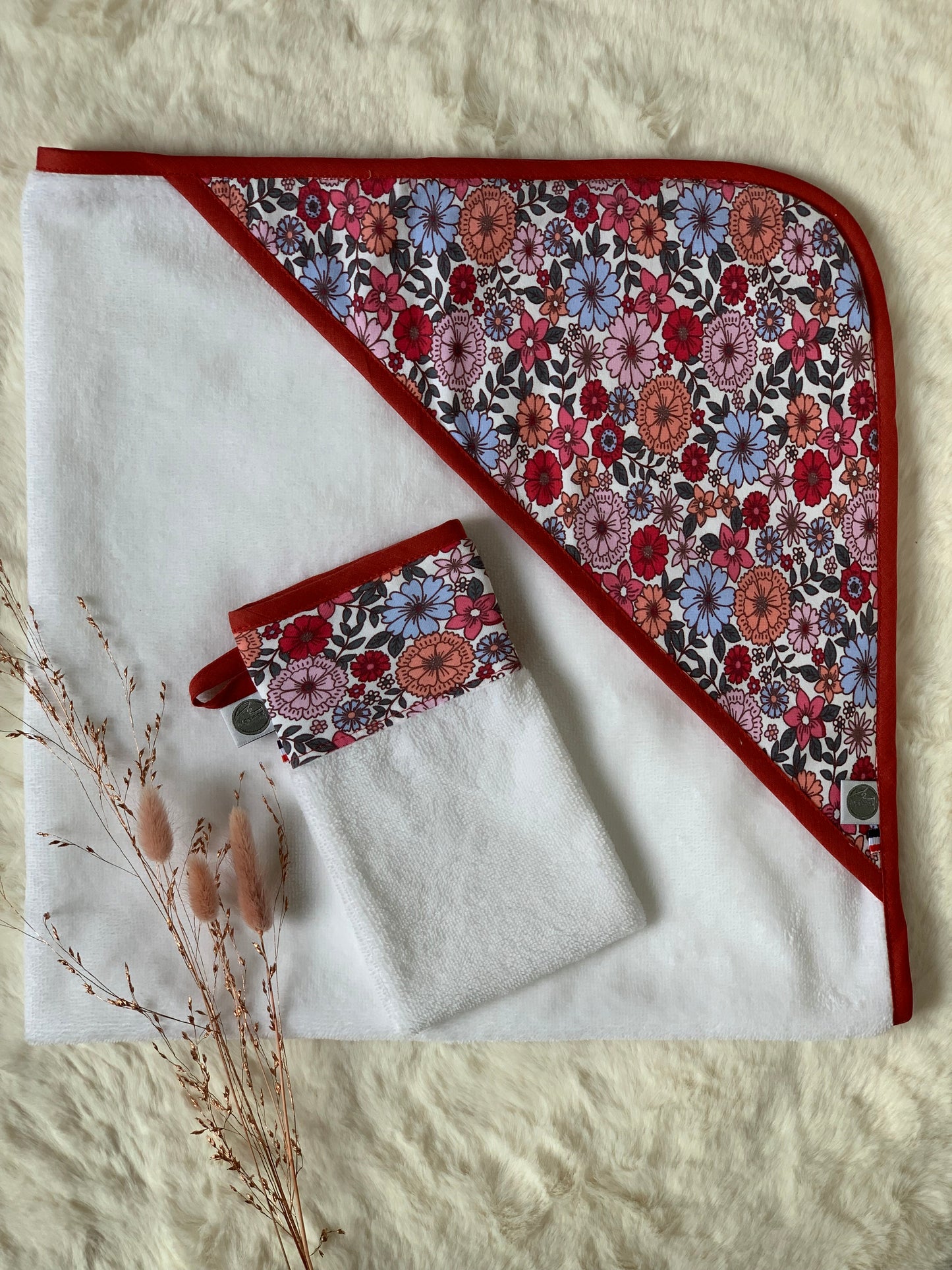 Gant de toilette Flora