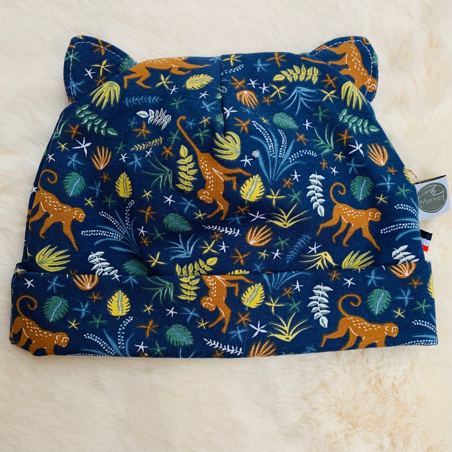 Bonnet en jersey ouistiti