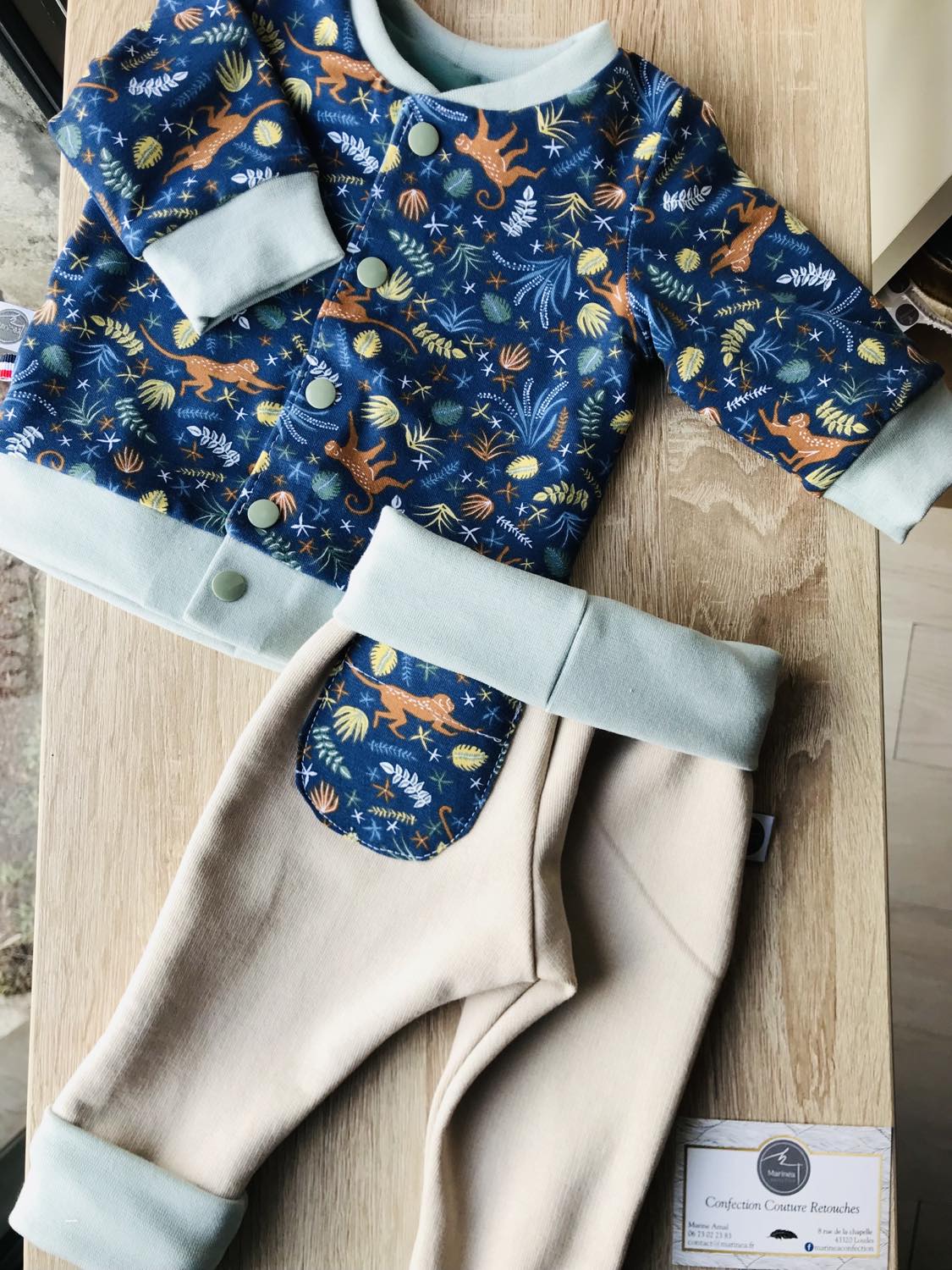 Veste réversible et évolutive Ouistiti