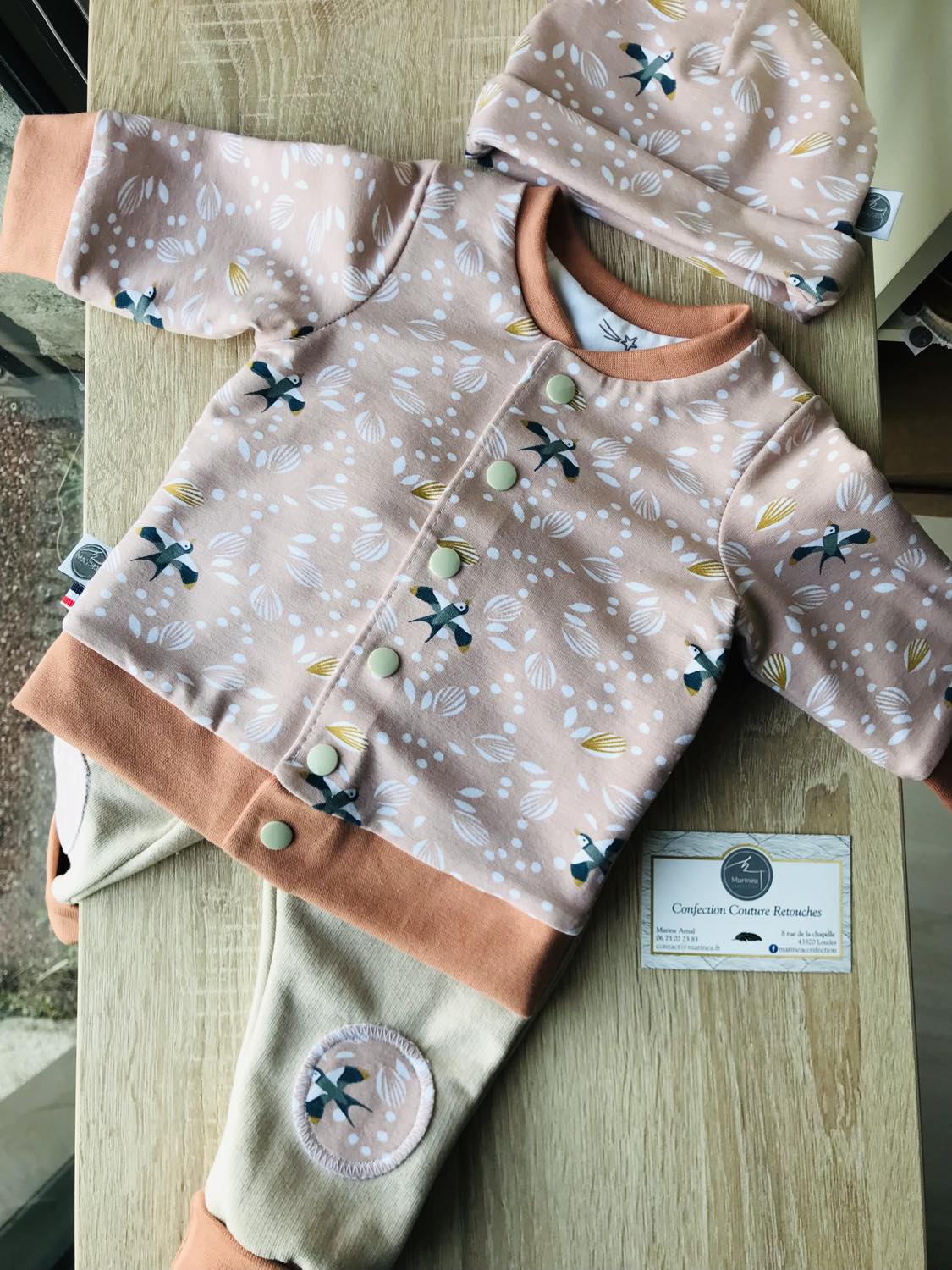 Veste réversible et évolutive Hirondelle